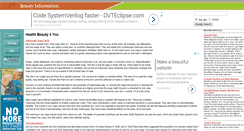 Desktop Screenshot of healthbeauty4you.com